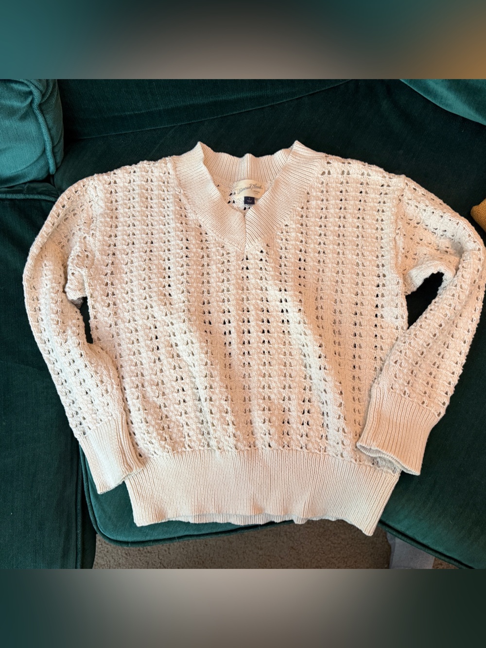 Universal Thread Open Knit V neck Sweater